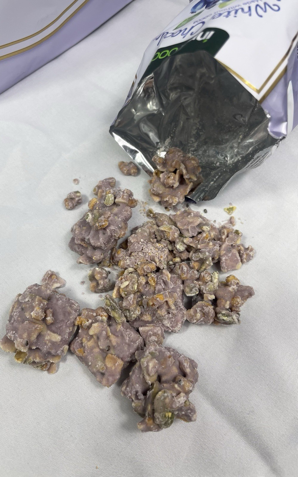 Innofoods White Chocolate Blueberry Clusters Lot of 3 Bags 36 Total Pouches NEW