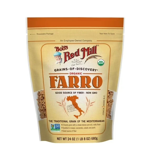 Bob’s Red Mill Organic Farro Grain 24 Oz free shipping
