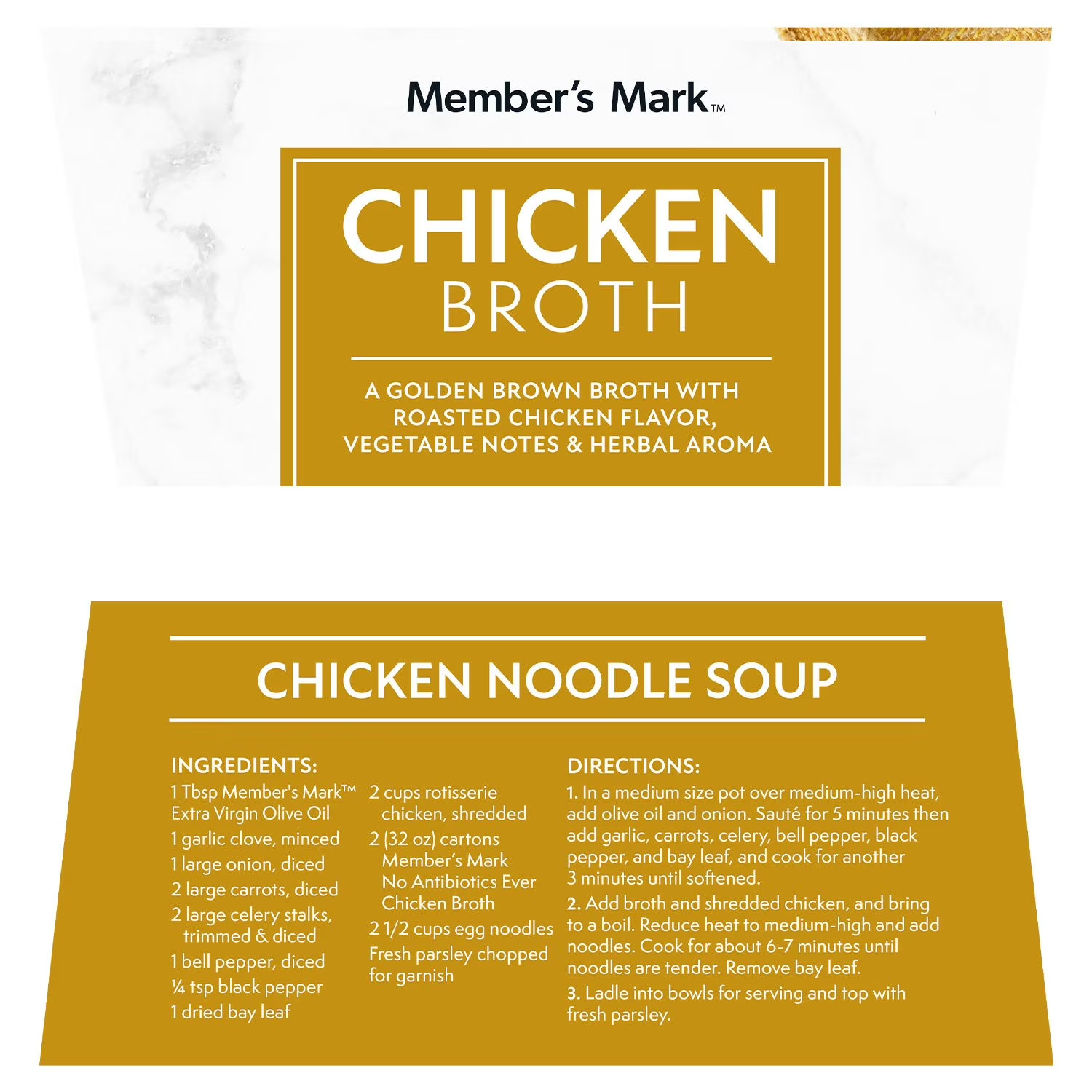 Member’s Mark Chicken Broth, 32 oz., 6 pk.