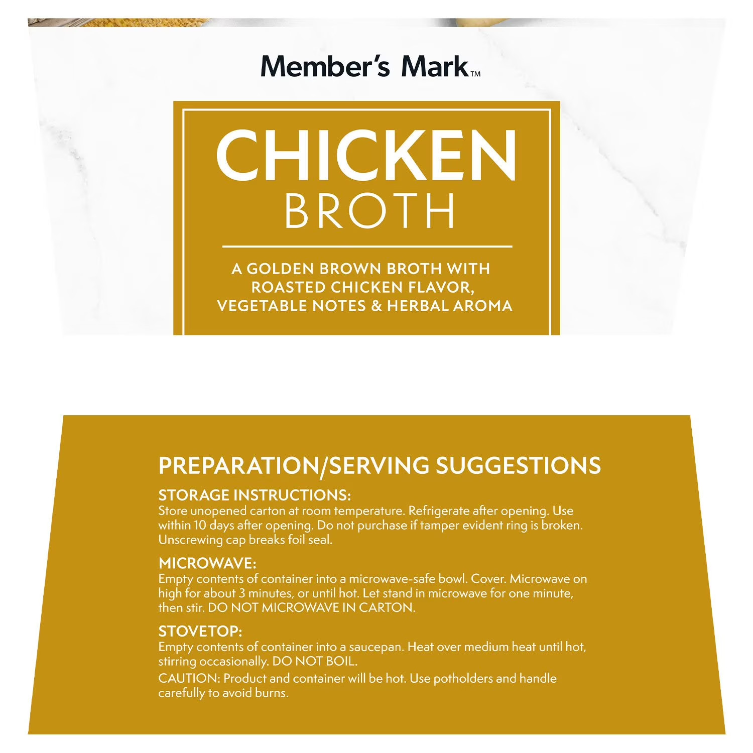 Member’s Mark Chicken Broth, 32 oz., 6 pk.