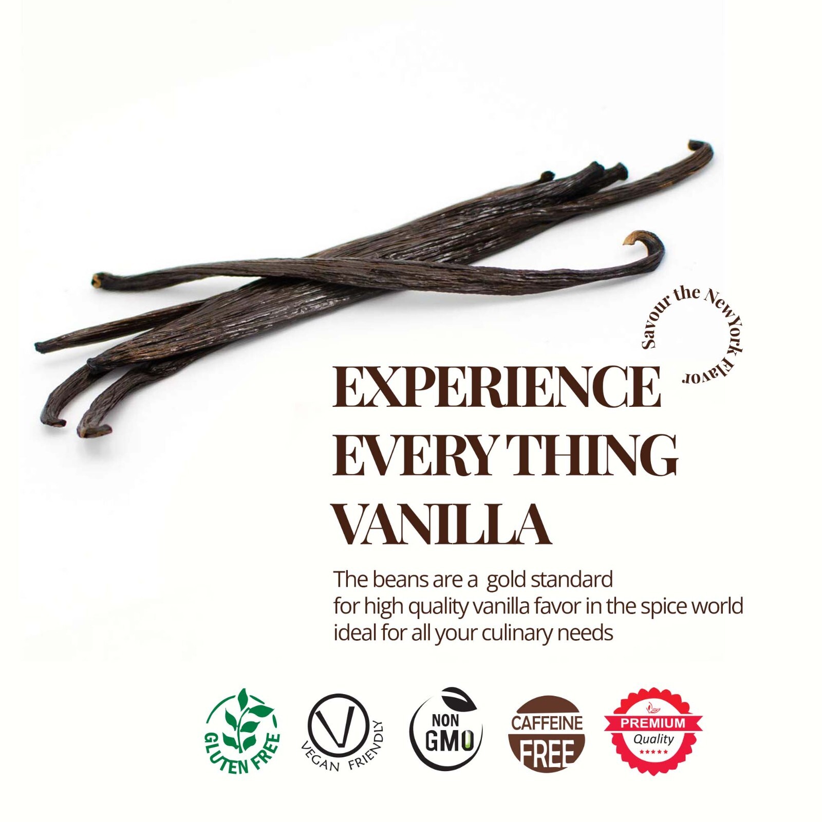Bulk Vanilla Beans Grade A, Gourmet Vanilla Beans For Vanilla Extract