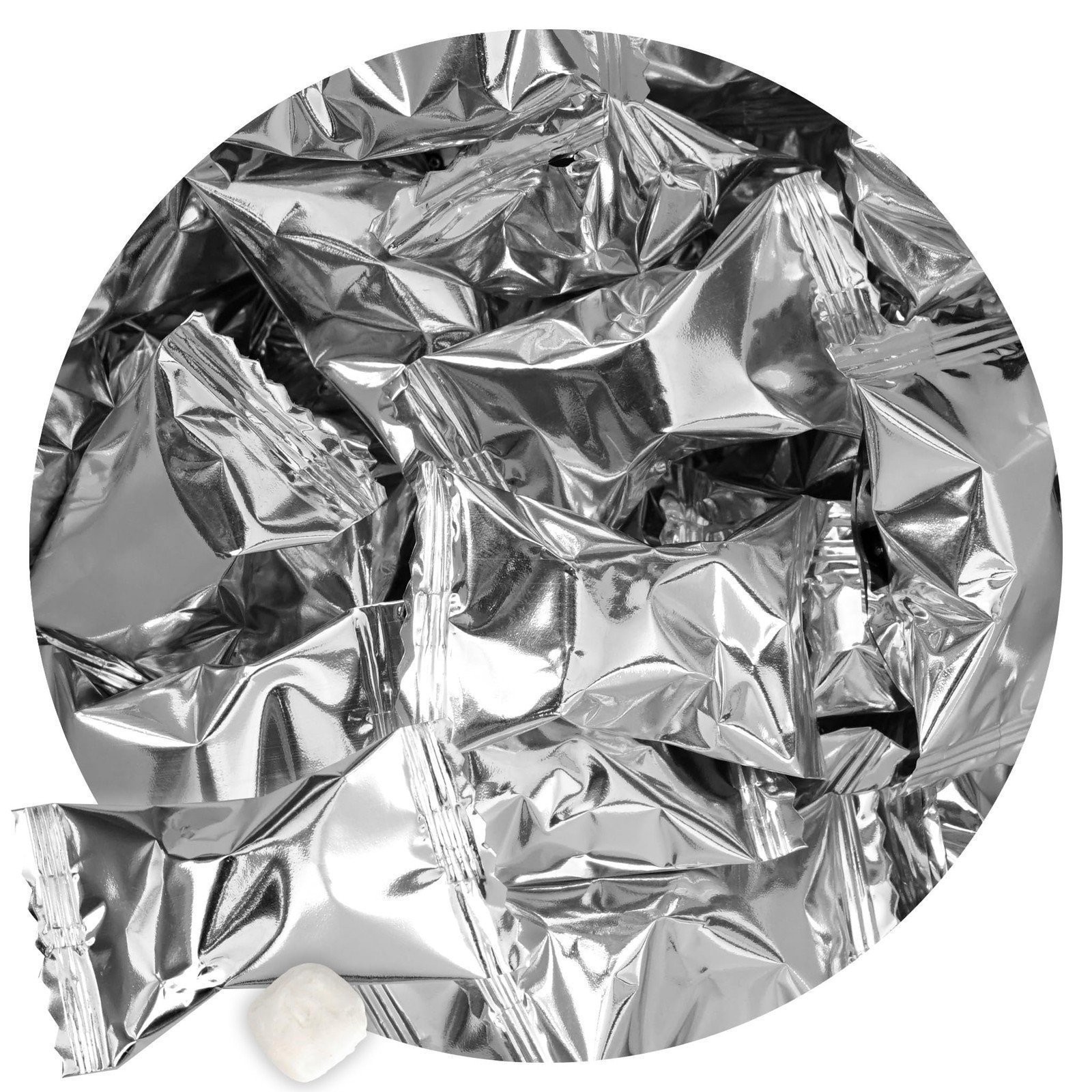 Silver Buttermints, 7 Ounce Bulk Bag, After Dinner Mints, Approximately 50…