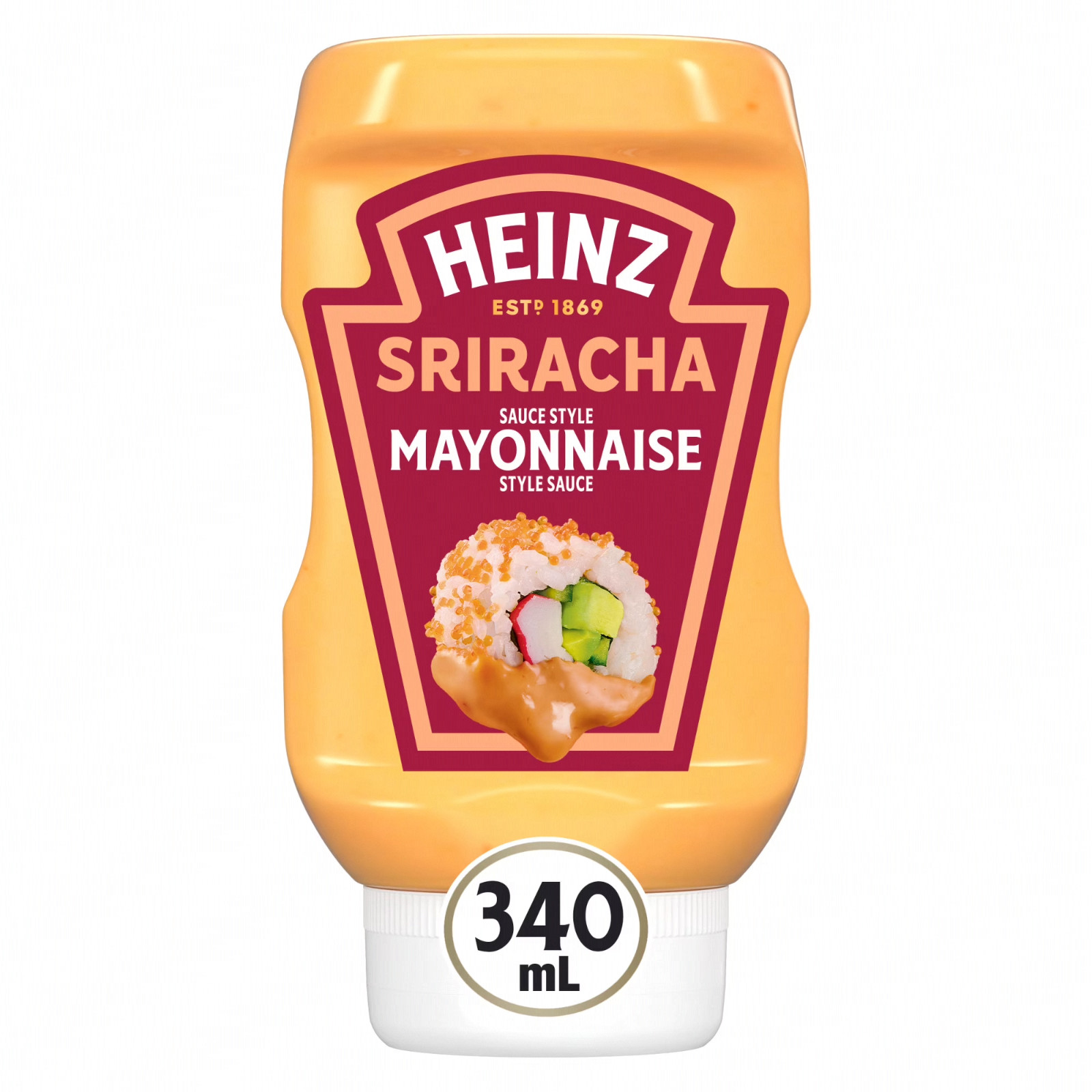 Heinz Sriracha Sauce Style Mayonnaise Squeeze 16.5 oz/340 ml each