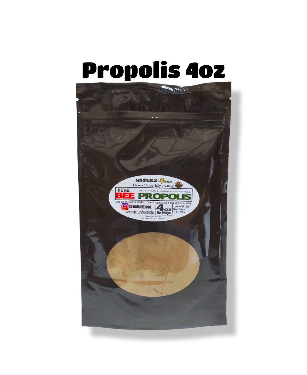 BEE PROPOLIS 4oz 100% PURE RAW POWDER