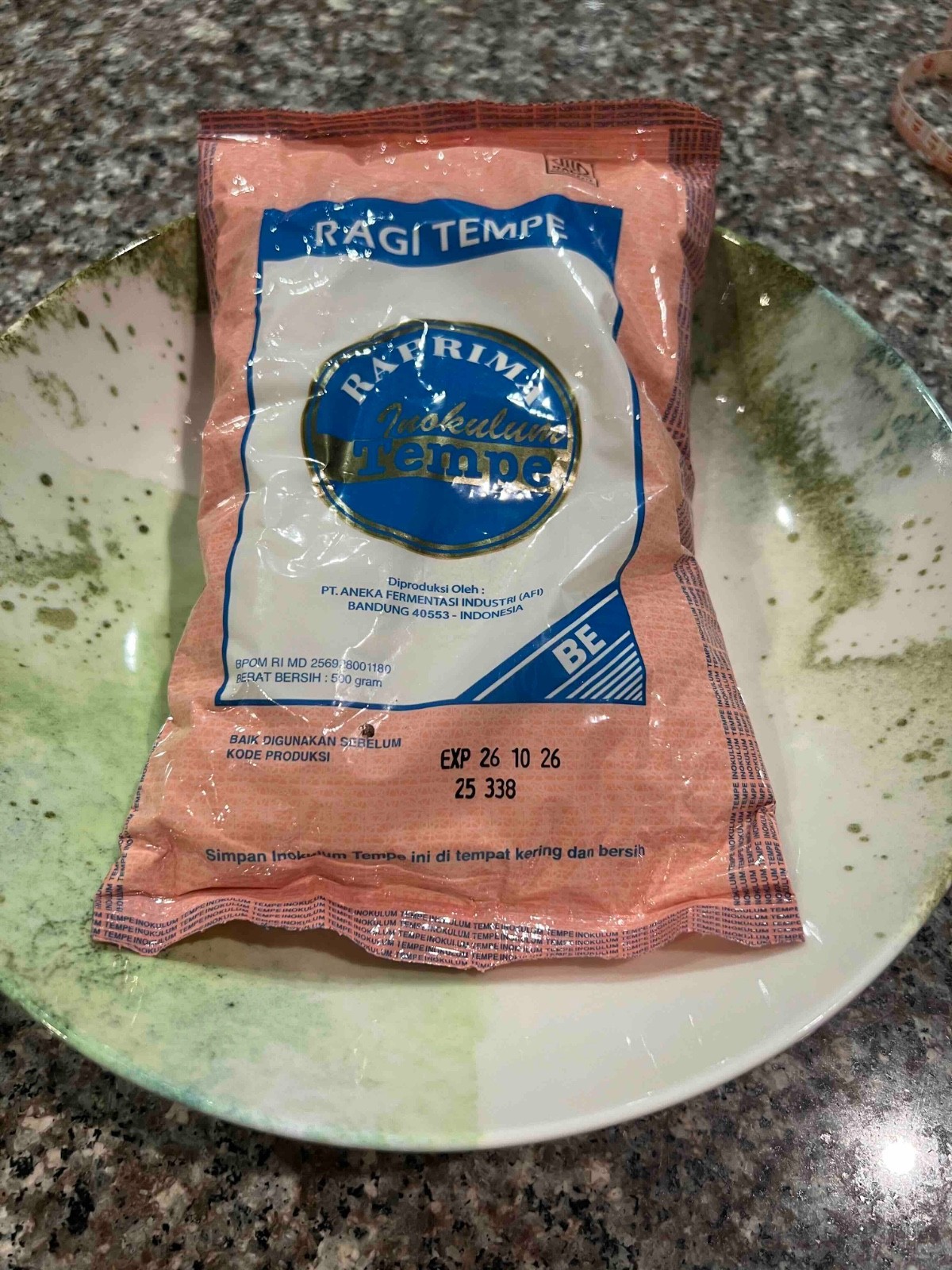 ragi tempe raprima repacks 150 gram