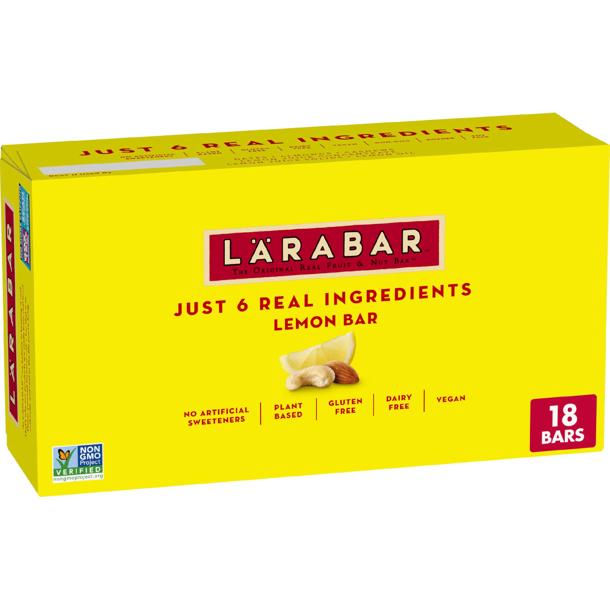 Lärabar Larabar Lemon Bar Fruit And Nut Bars Gluten And Vegan 28.8 Oz 18 Ct