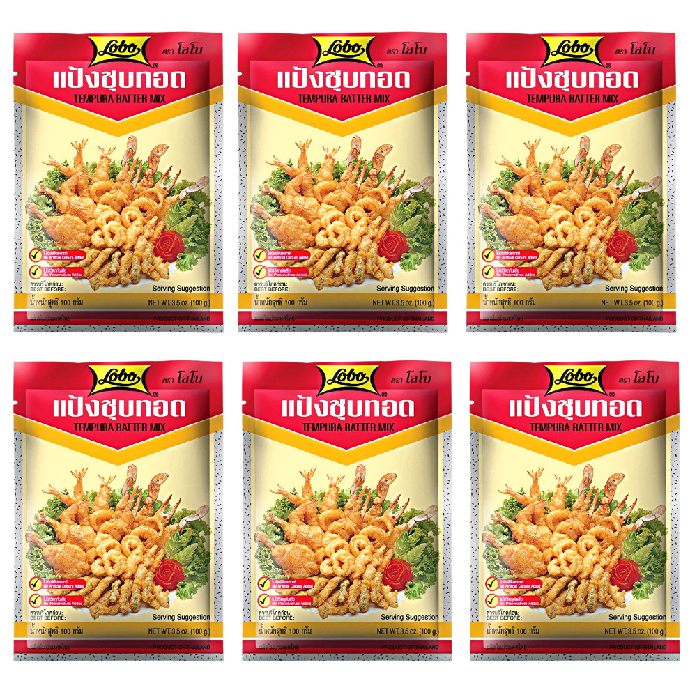 Lobo Tempura Batter Mix Crispy Flour Cooking Food Seafood Meat Vegetables Party