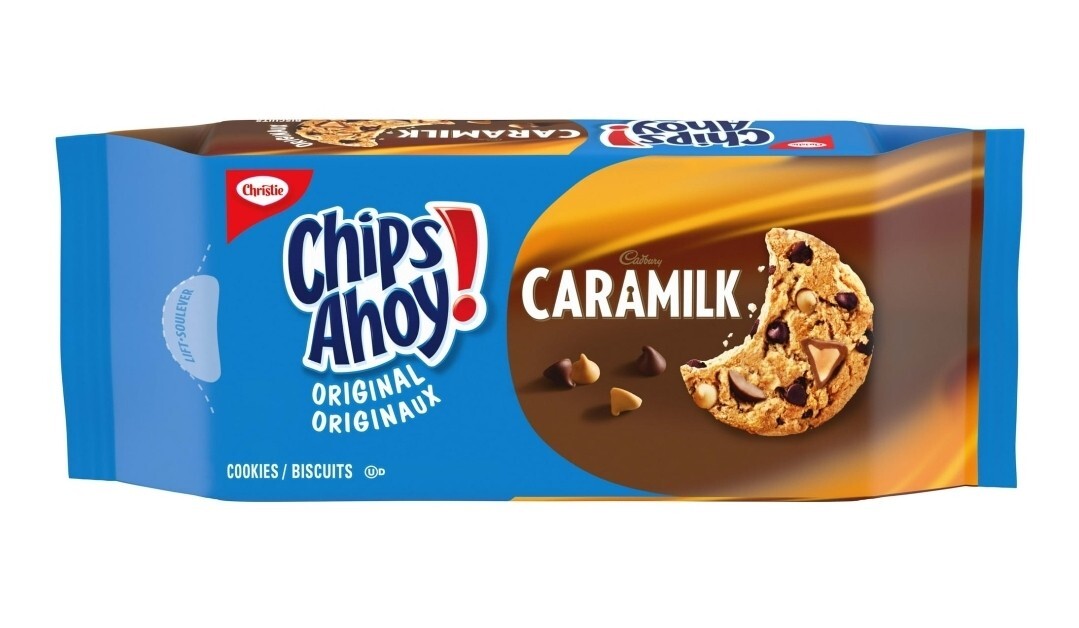 4 Packs of Christie Chips Ahoy! Caramilk Chocolate Chip Cookies 253g Each