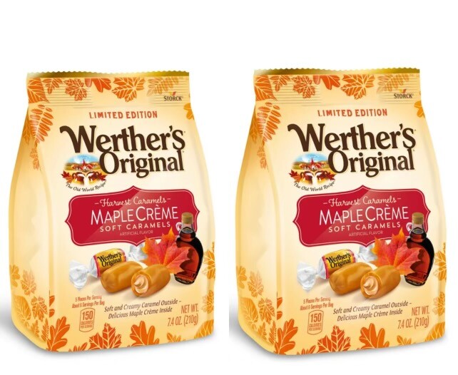 Werther’s Original Limited Edition Maple, Apple, Pumpkin, Cinnamon Soft Caramels
