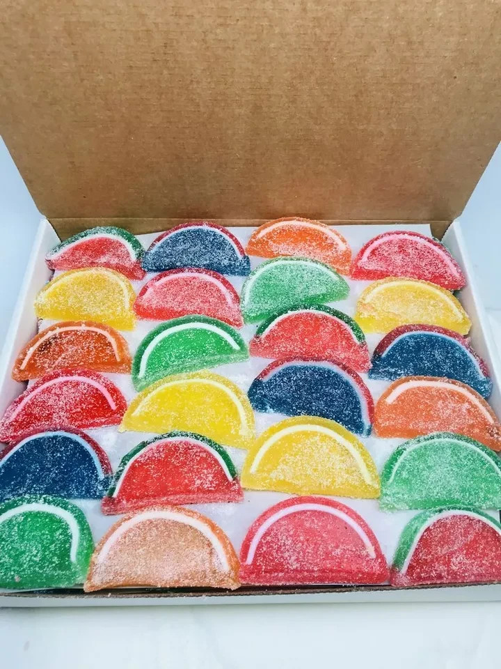 Bulk 5 lb Box Assorted BOSTON FRUIT SLICES – Regular Size – 6 Flavors | ON SALE!