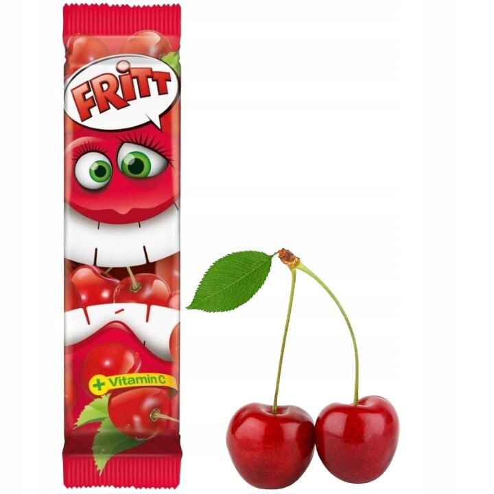 5 x Fritt CHERRY – Dissolvable Chewing Gum 5 x 70g / 2.47oz