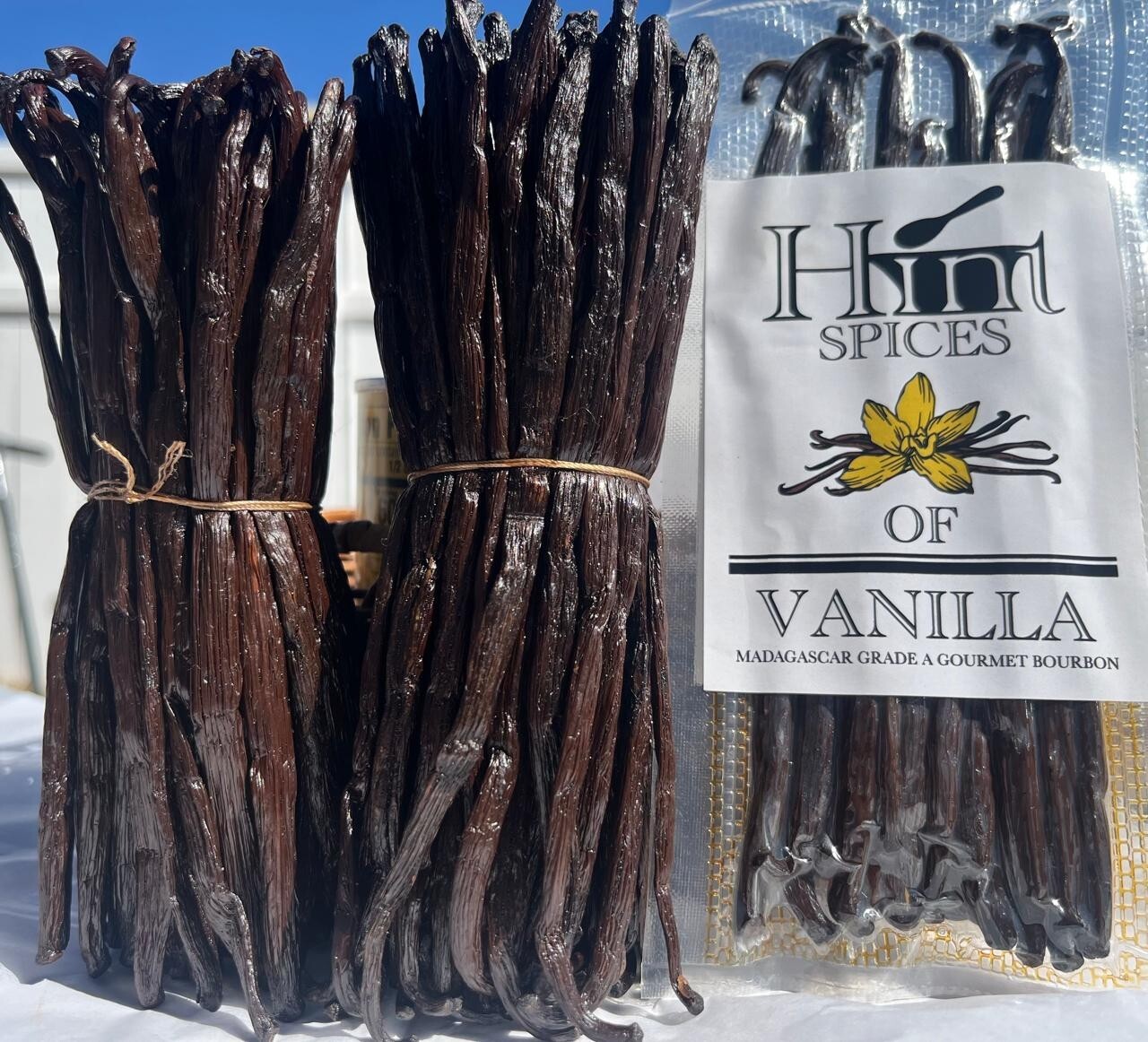 Madagascar Grade A Bourbon Organic Vanilla Beans [7-9 inches]