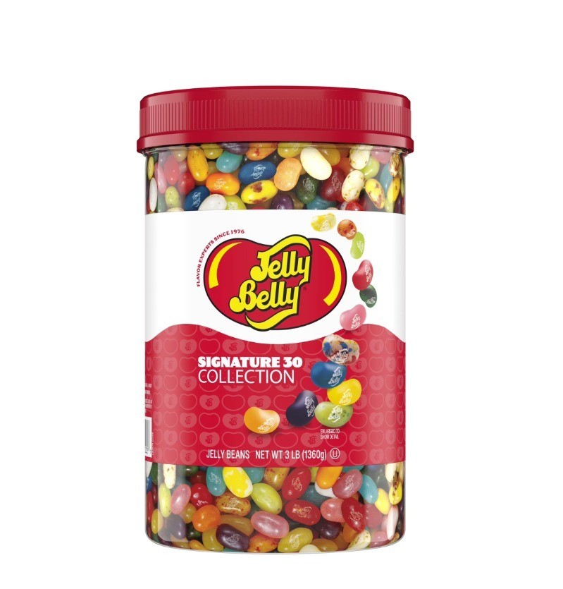 Jelly Belly Jelly Beans 30 Flavors 3lb Gourmet Assorted Candy Jar Bulk Fresh Box