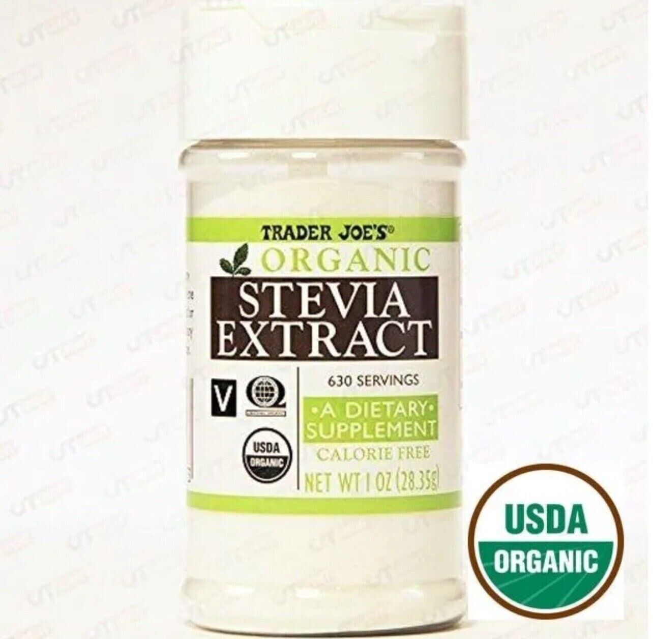 Trader Joe’s Organic Stevia Extract Calorie Free Dietary Supplement NEW