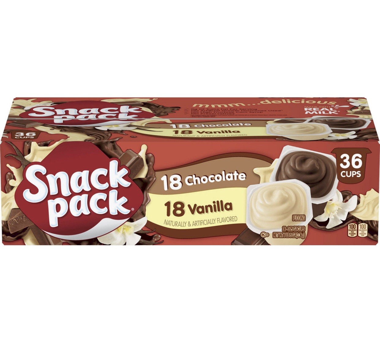 Snack Pack Pudding Variety Pack (3.25 oz., 36 pk.) fast shipping NEW