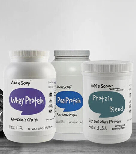 Add A Scoop Protein Supplement Powder 1 lb. (select type below)