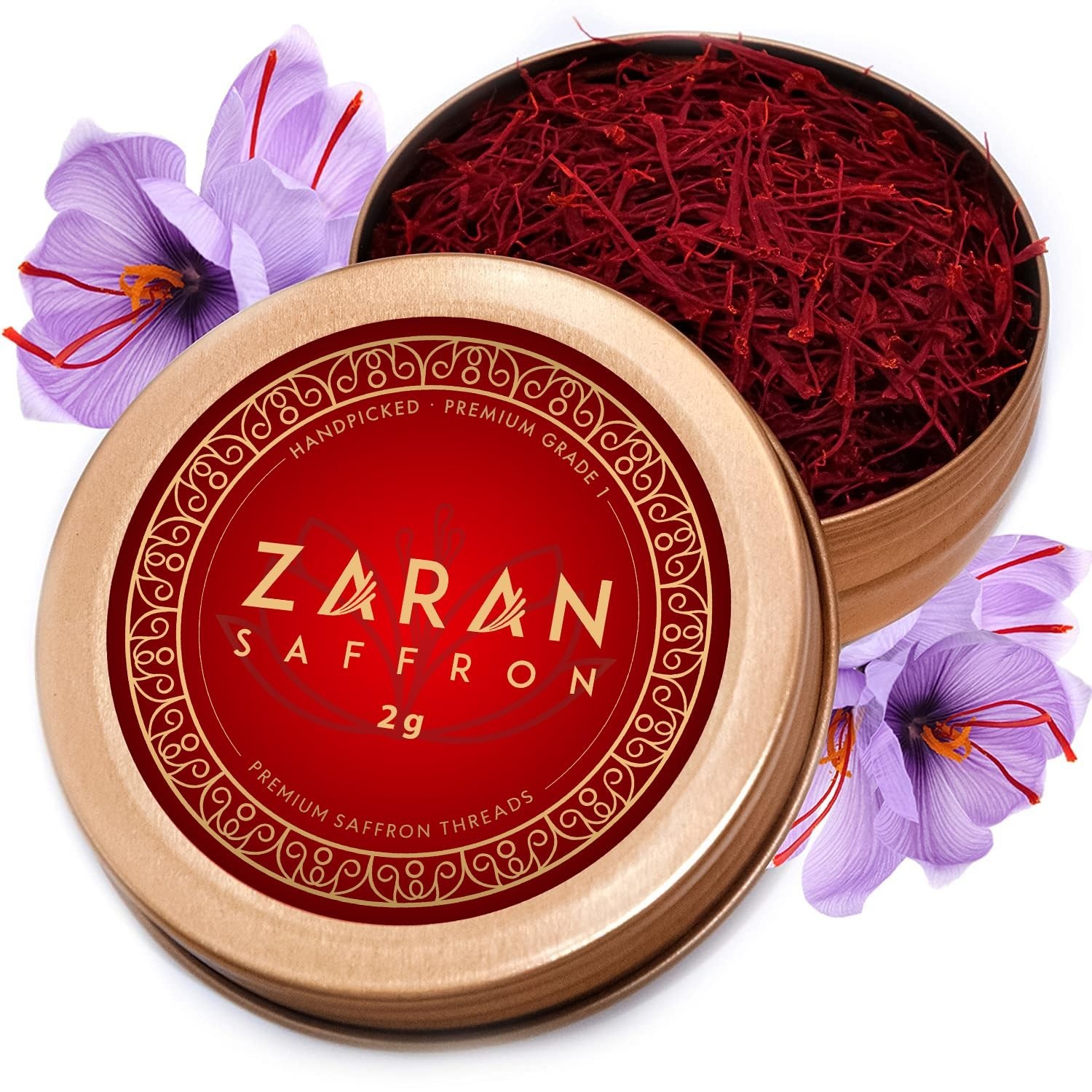 Gourmet Super Negin Saffron Threads – 2g, Flavor Boost for Teas & Dishes