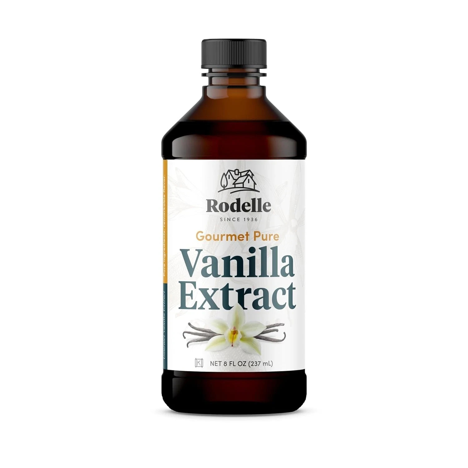Rodelle Organic Vanilla Extract 4 FL OZ (118 mL) Feb-2026