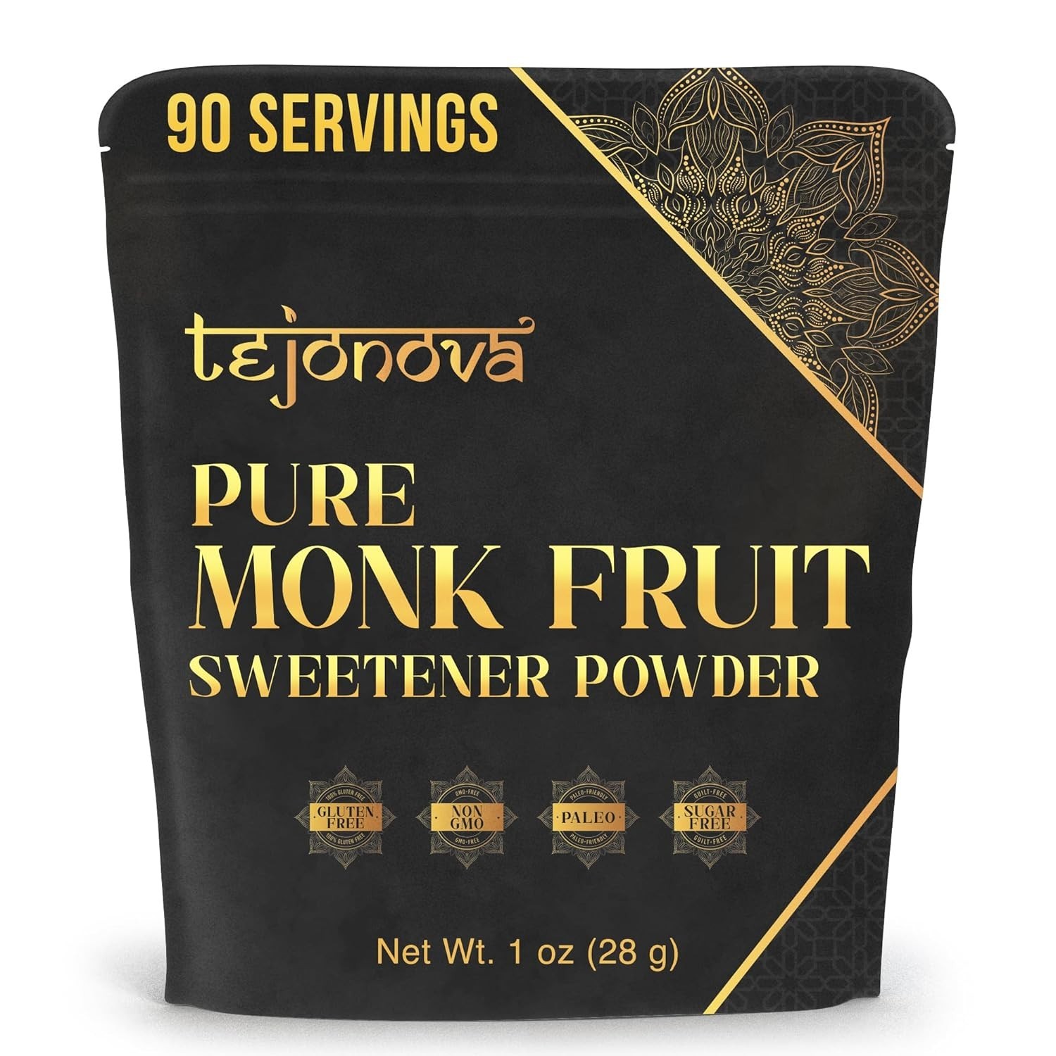 «Monk Fruit Extract Powder – 1oz Sweetener Pure Flavor Monk Fruit Sweetener No E
