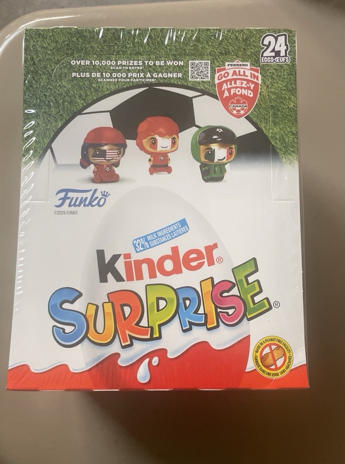 Kinder Surprise⭐️ Chocolate FIFA World Cup Toy 24 Pack Limited Edition