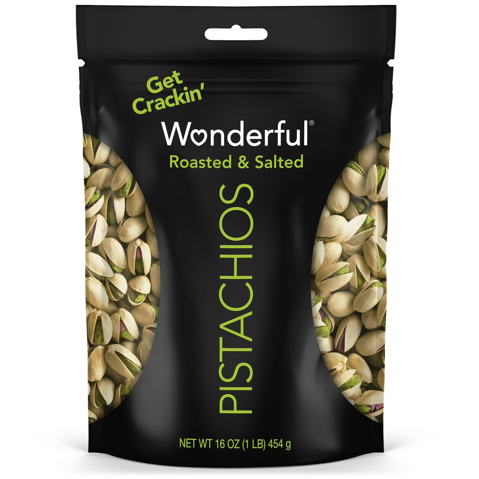 Wonderful Pistachios In-Shell Roasted and Salted Nuts 48 Ounce Resealable Bag