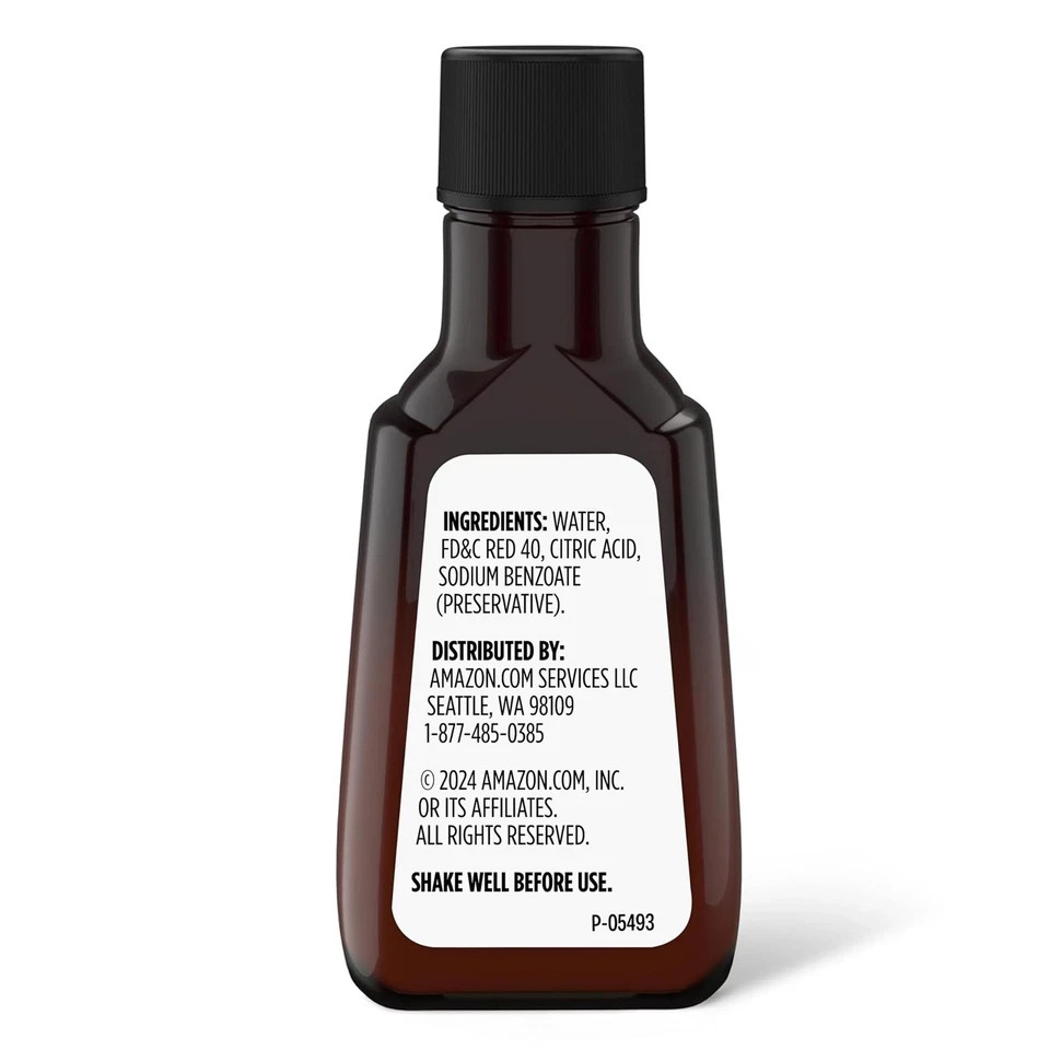 Amazon Grocery, Red Food Coloring, 1 Fl Oz 1 (Pack of 1), RED