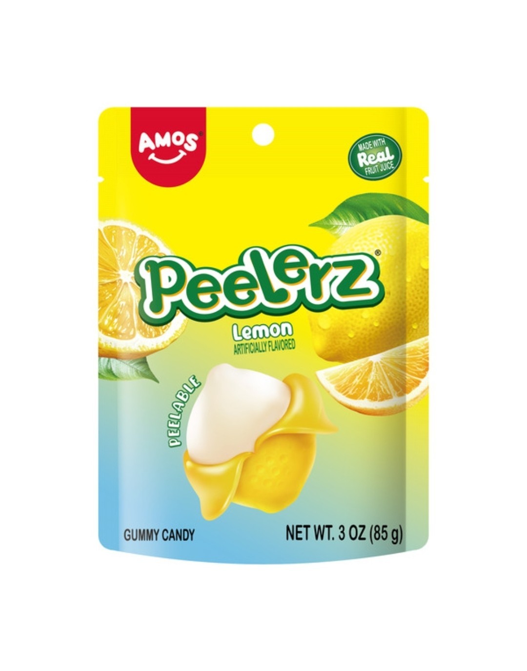 AMOS Peelerz Gummy Lemon Candy 3 oz. pk – Viral TikTok – Trending Candy