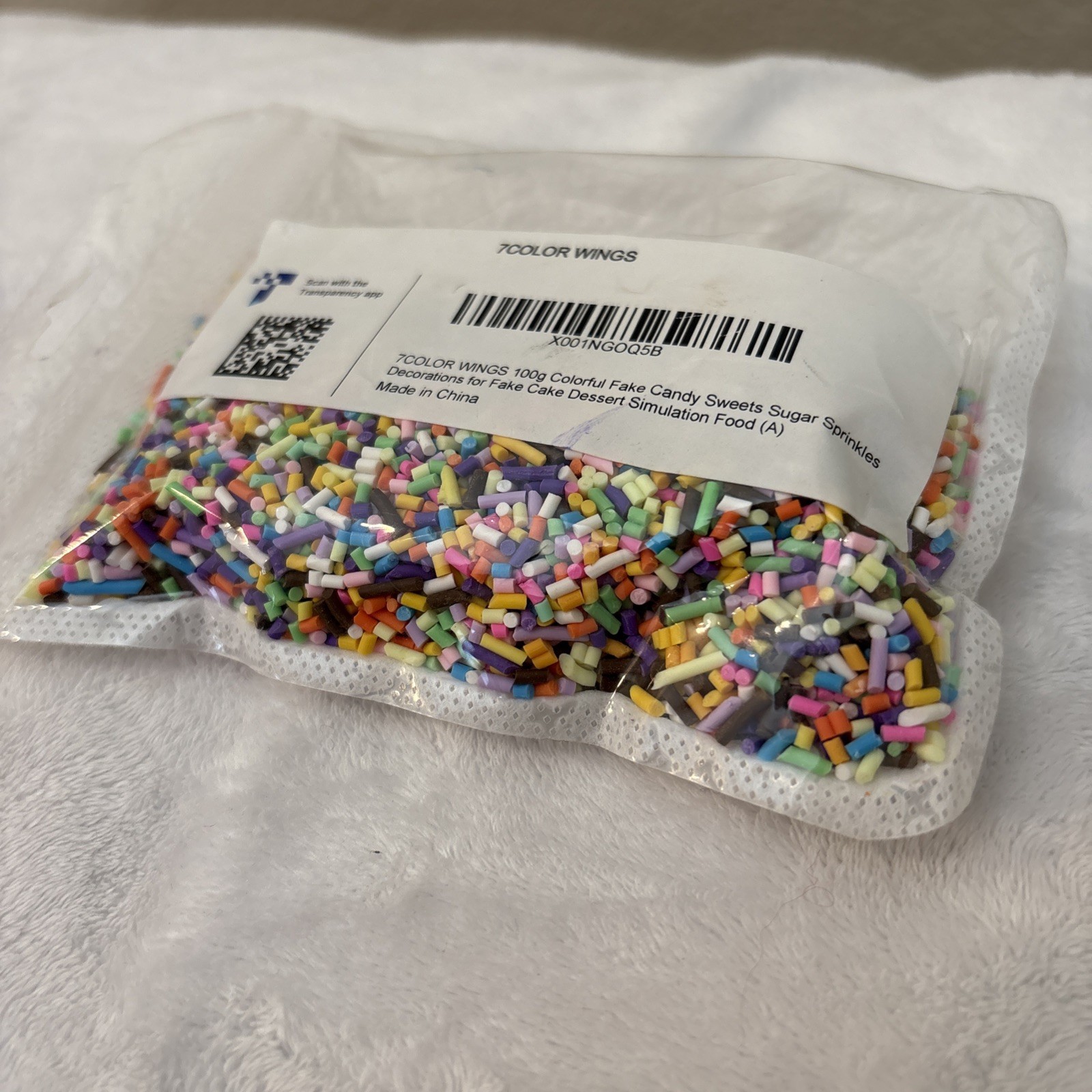 77g Fake Sprinkles Resin Sprinkles Fake Candy Sprinkles Clay Sprinkles Polymer