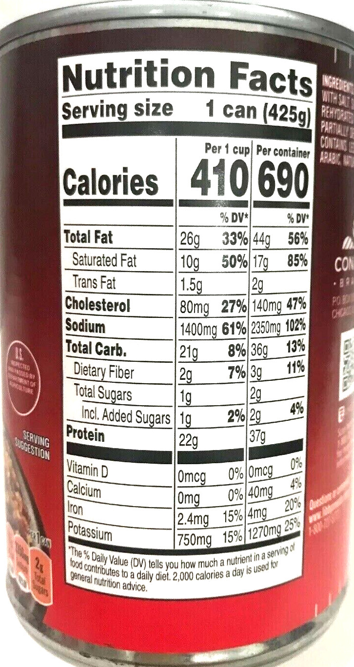 Libby’s Corned Beef Hash 15 oz ( Pack of 12 ) ~ 9/2026