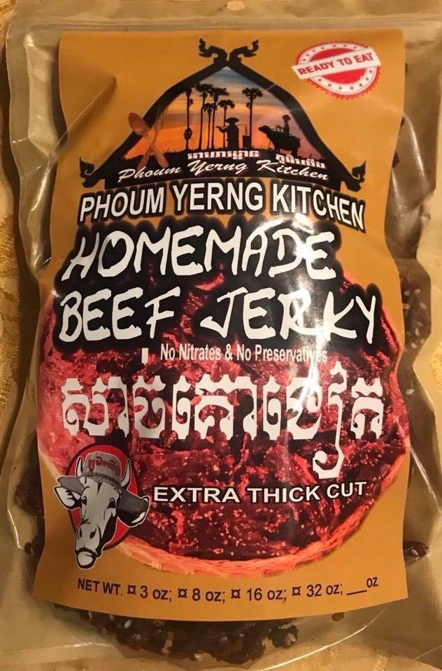 Beef Jerky 4 Pound *Non spicy* Teriyaki Flavor (1 Pound Per Bag) Free Shipping