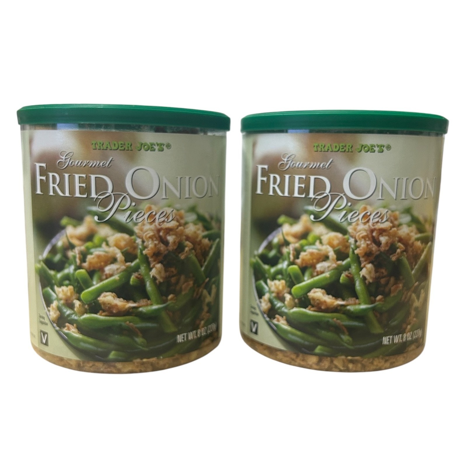 2 Pack Trader Joe’s Gourmet Fried Onion Pieces 8 oz Each LIMITED