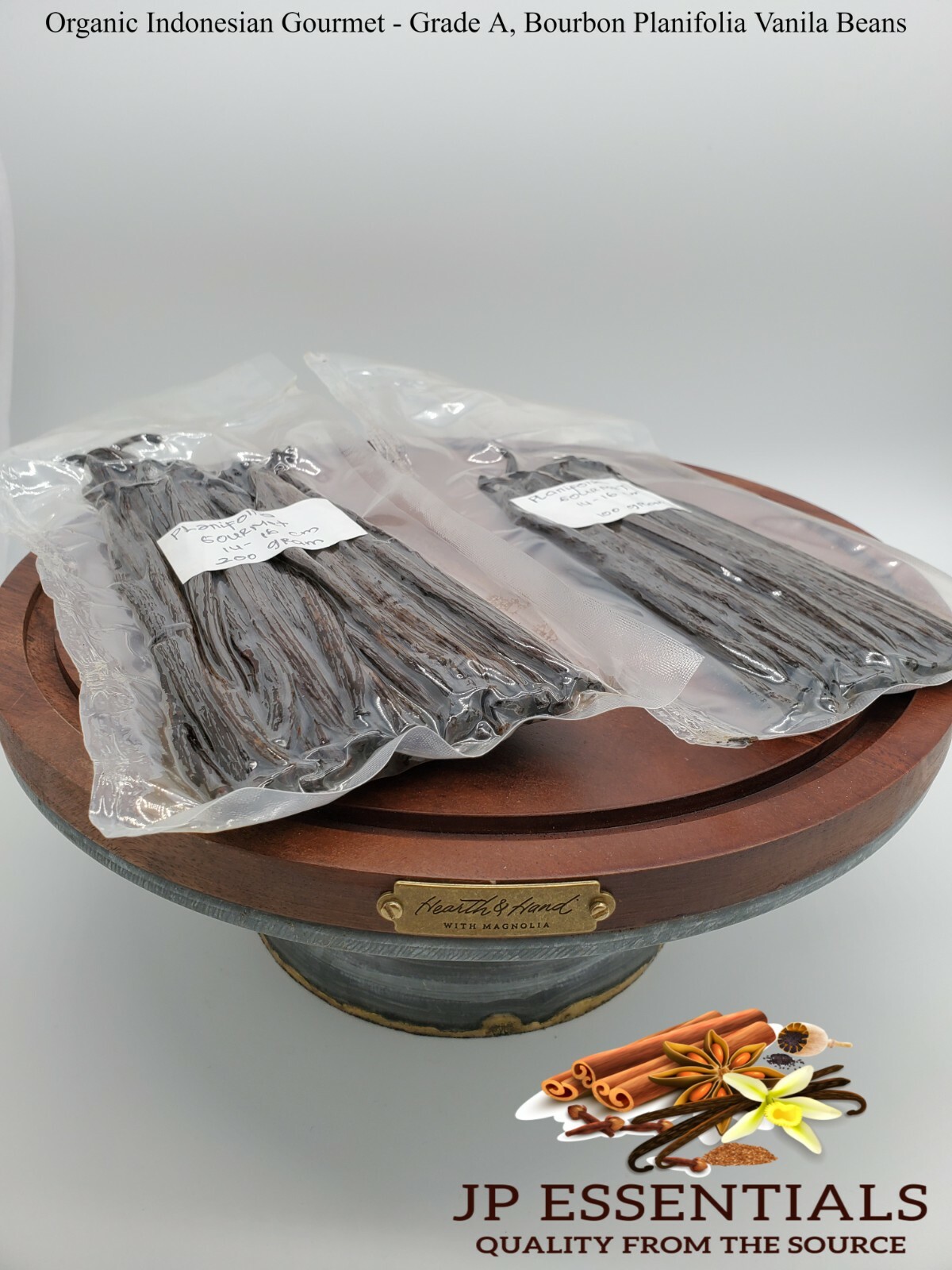 Organic – Grade A Tahitian Vanilla Beans, Length: 5.5-6.5 Inches,CHOOSE Quantity