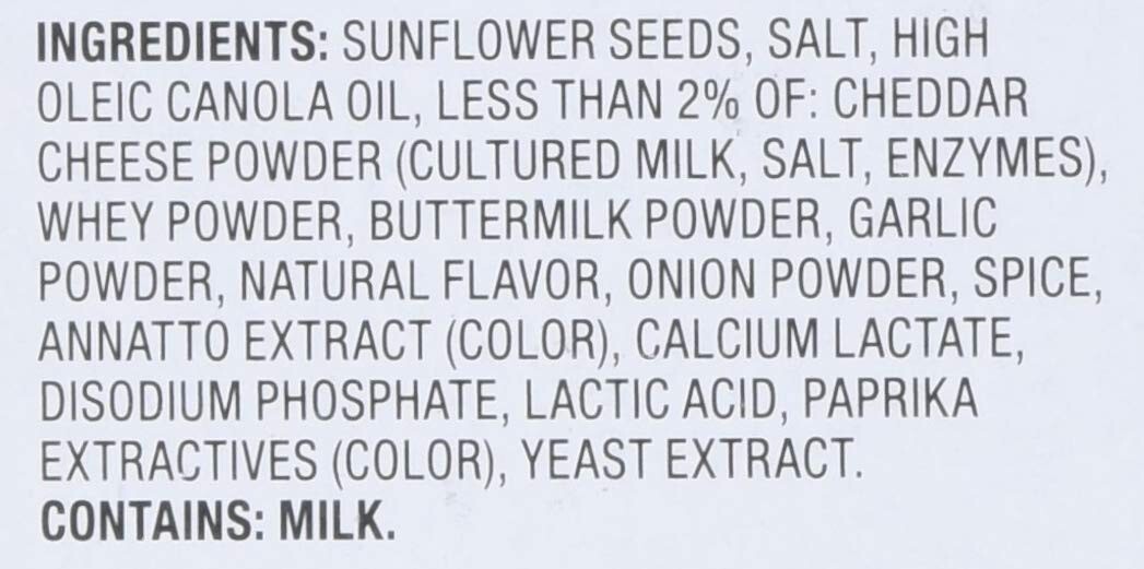 David Seed Sunflower Seeds, Nacho Cheese, 0.8 Ounce, 36 Count