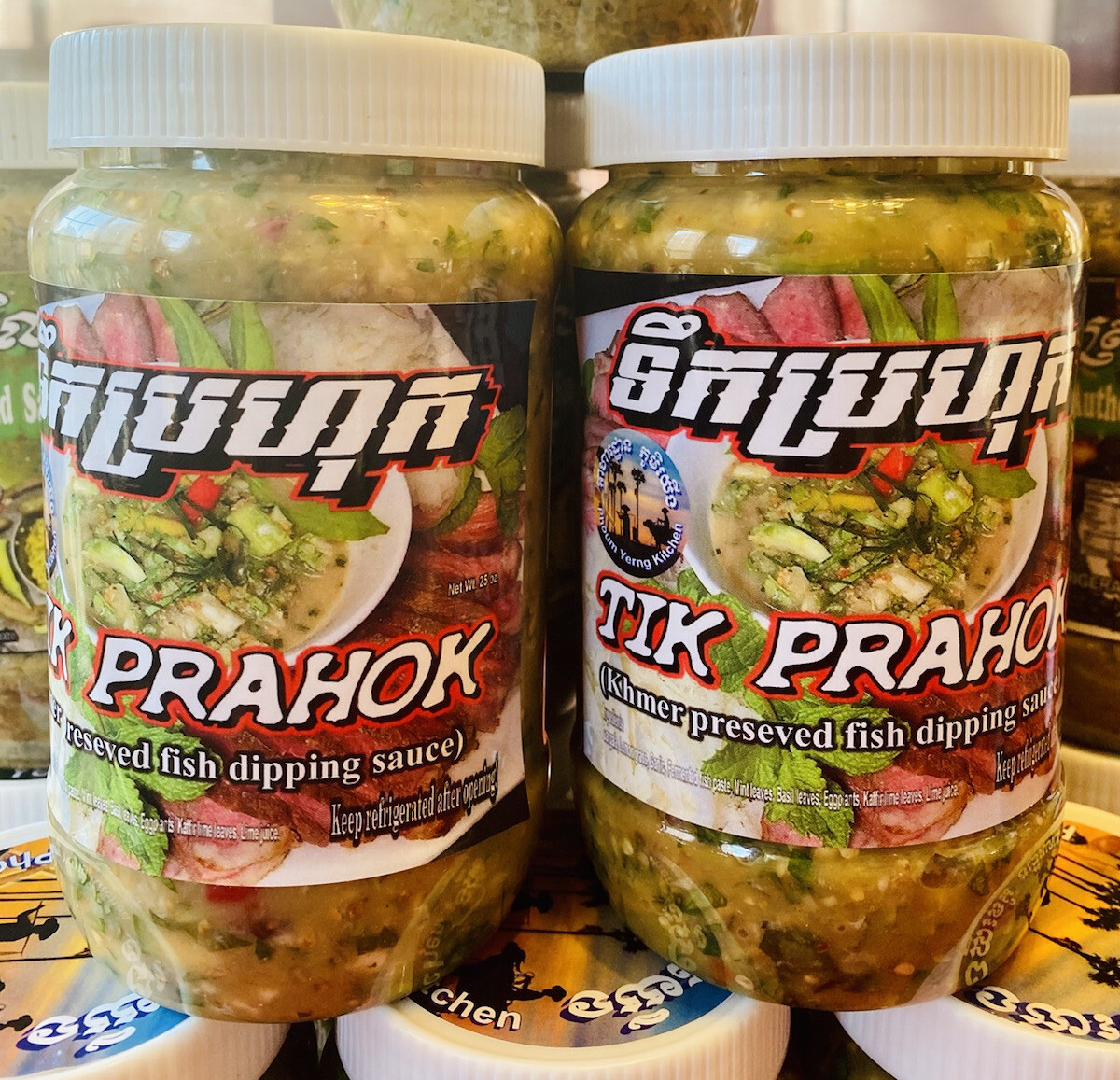3 Jars (16 Oz Jar) Tik Prahok (Fermented Mud fish Dip Sauce) *Non spicy*