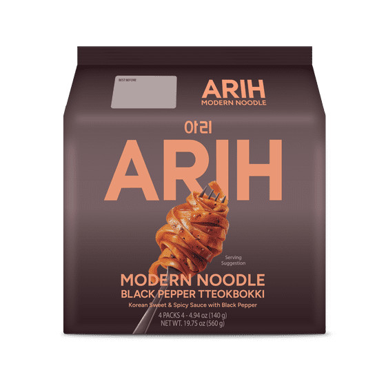 😋Choose your flavor 😋ARIH Modern Western-Korean Fusion Soup-Less Noodles 4 pk