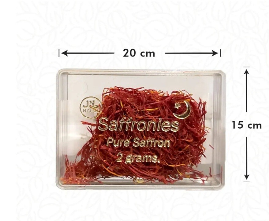 Golden Saffron Red Saffron Threads – 2g In Box 12 Pieces Shipping From USA