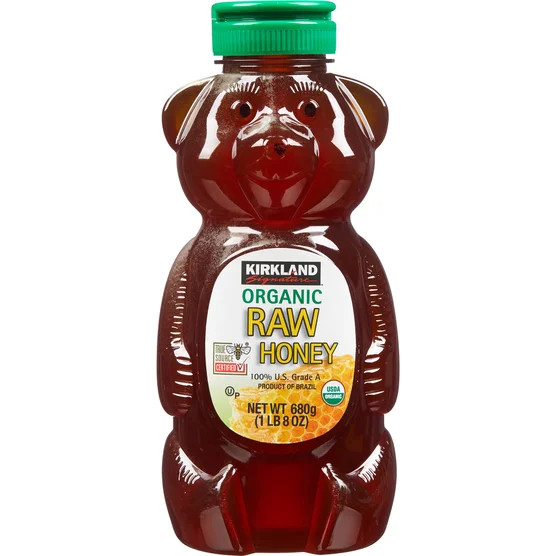 2-Pack Kirkland Signature Organic Raw Honey, 24 oz, 3-count