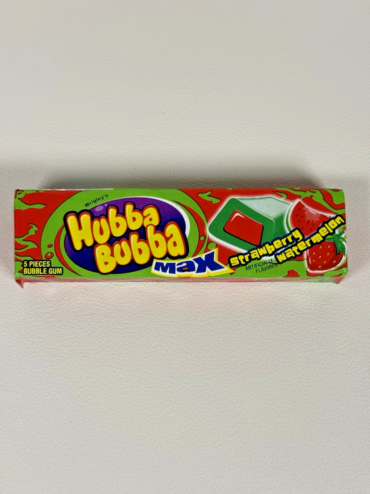 🍭 Hubba Bubba Strawberry Watermelon Max Gum – Retro Bubble Gum