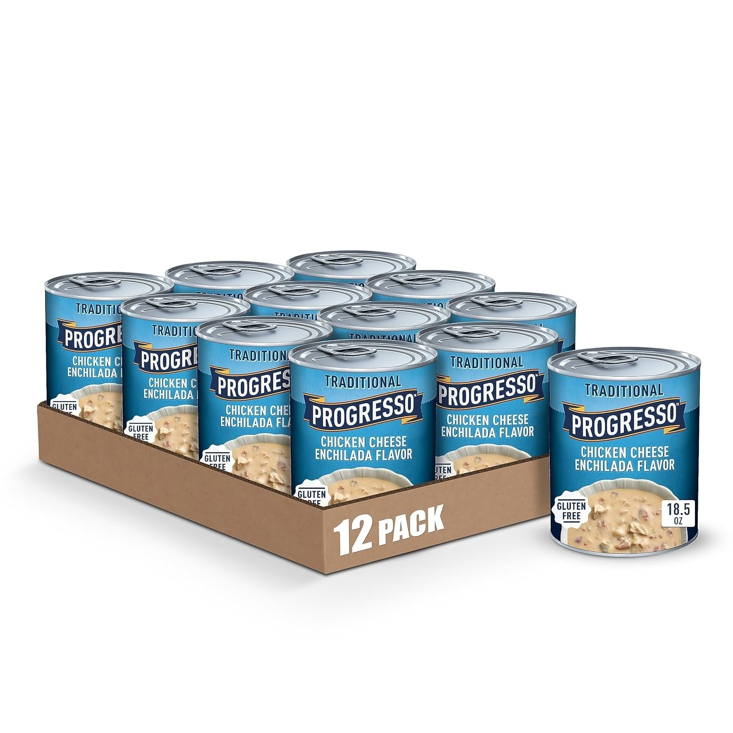 Progresso Traditional, Chicken Cheese Enchilada 🌯18.5 oz. (Pack of 12)
