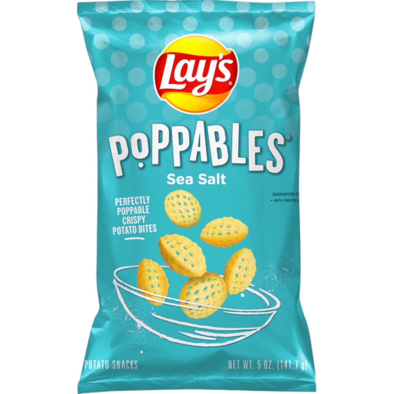 Lay’s Poppables Sea Salt Potato Chips Bites 5 oz 1 Bag