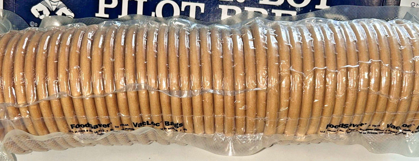 VACUUM SEALED! Sailor Boy Pilot Bread Crackers – 2 Lb Box (38-40 Crackers)
