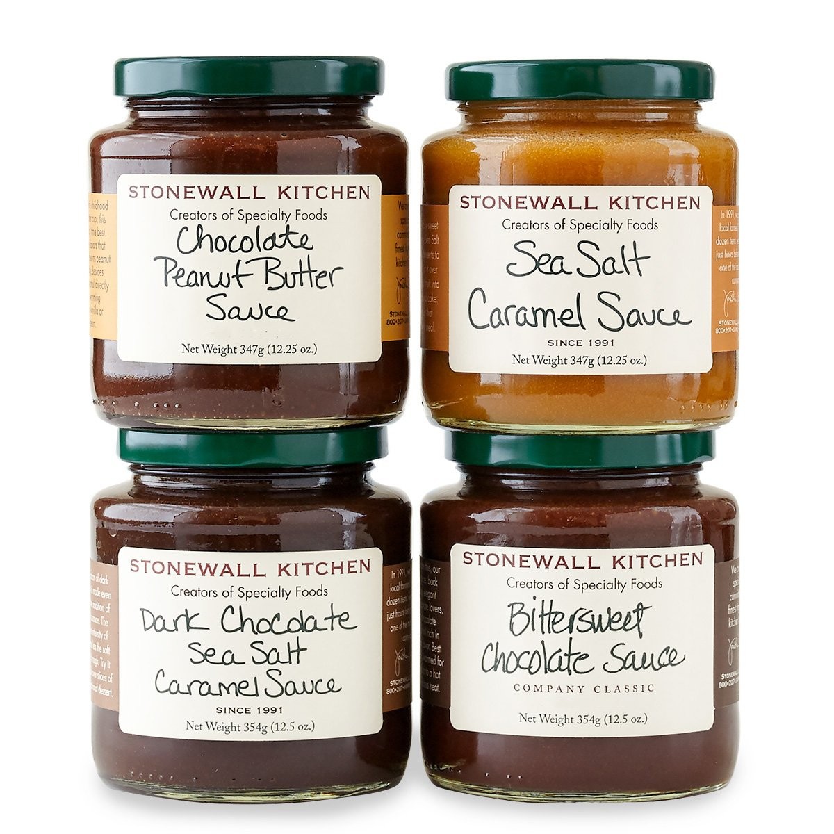 Stonewall Kitchen 4 Piece Chocolate Dessert Topping Collection Hostess Gift