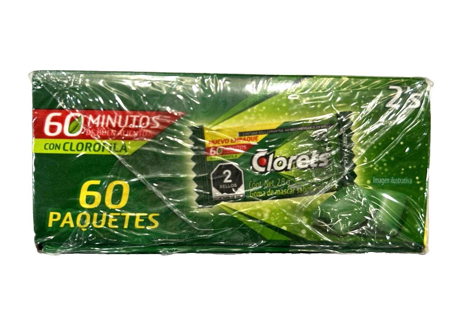 Clorets Gums, 3 PACK! Clorets 60 Pack Mint Flavored Gum – 360 Total Pieces