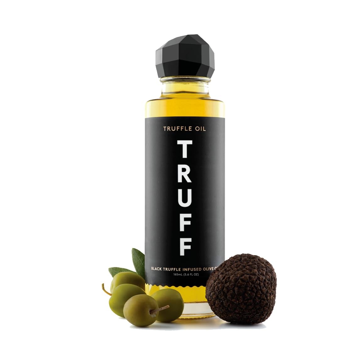 Black Truffle Infused Olive Oil Gourmet Dressing, Seasoning, Marinade, 5.6 oz