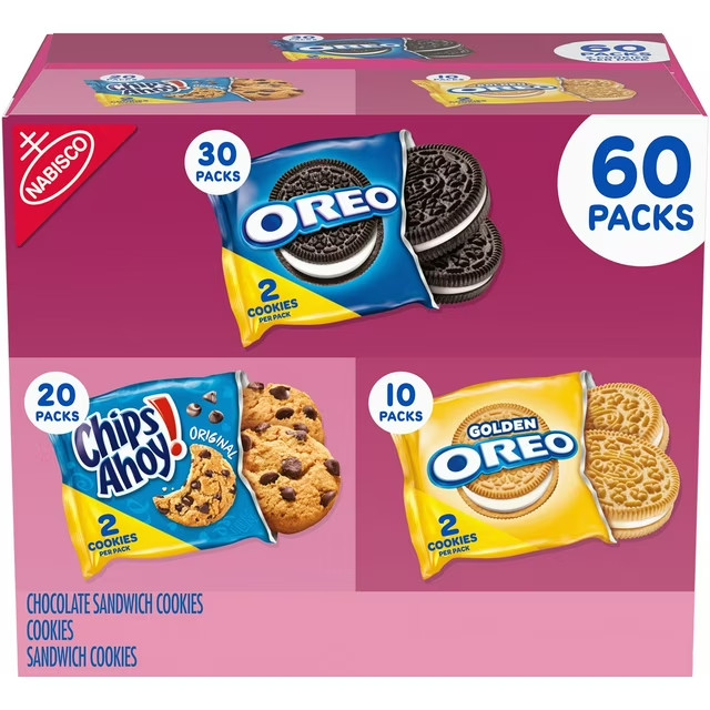 Nabisco Sweet Treats Variety Pack, 60 pk. FREE shipping
