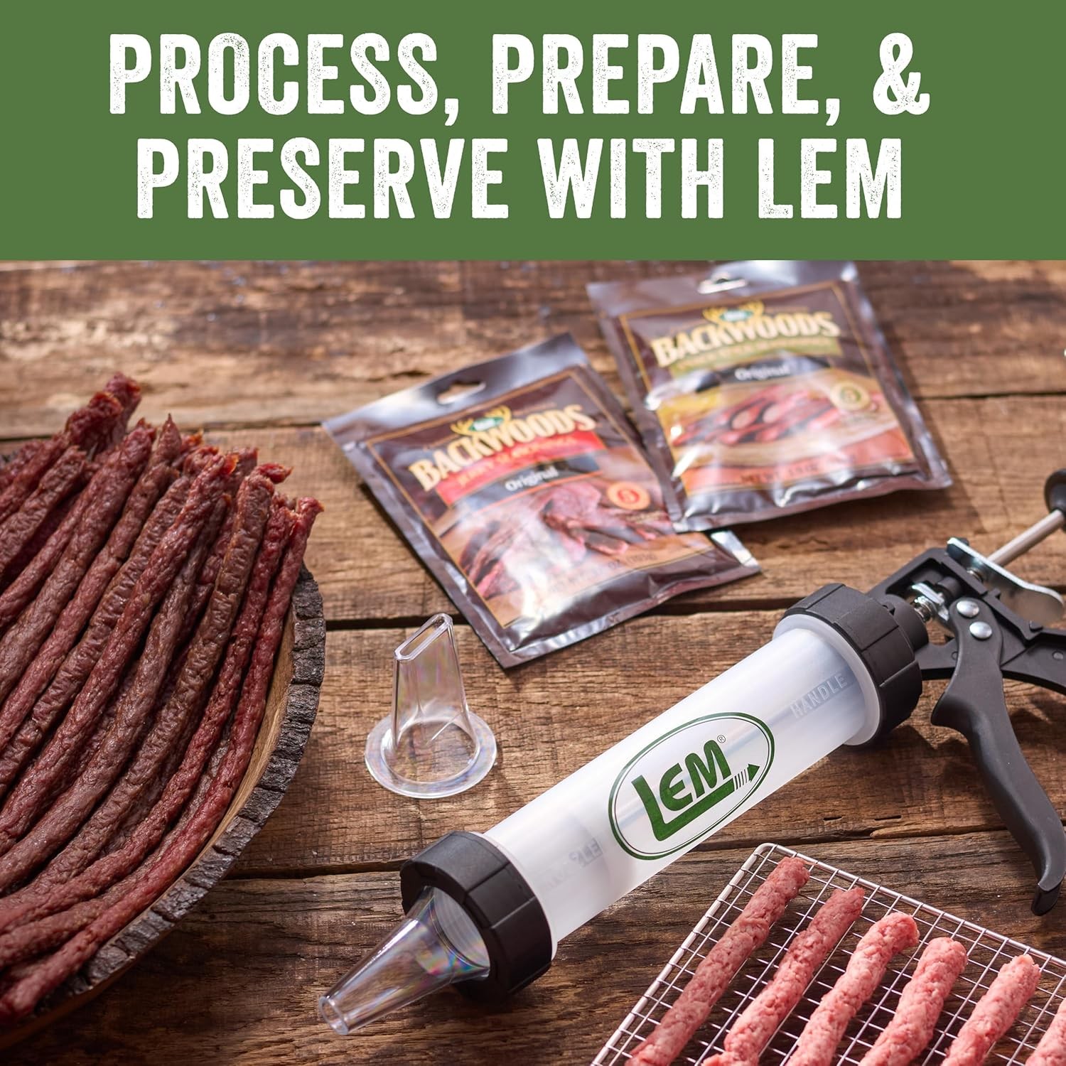 LEM Backwoods Teriyaki Seasoning with Cure Packet ,1 oz.