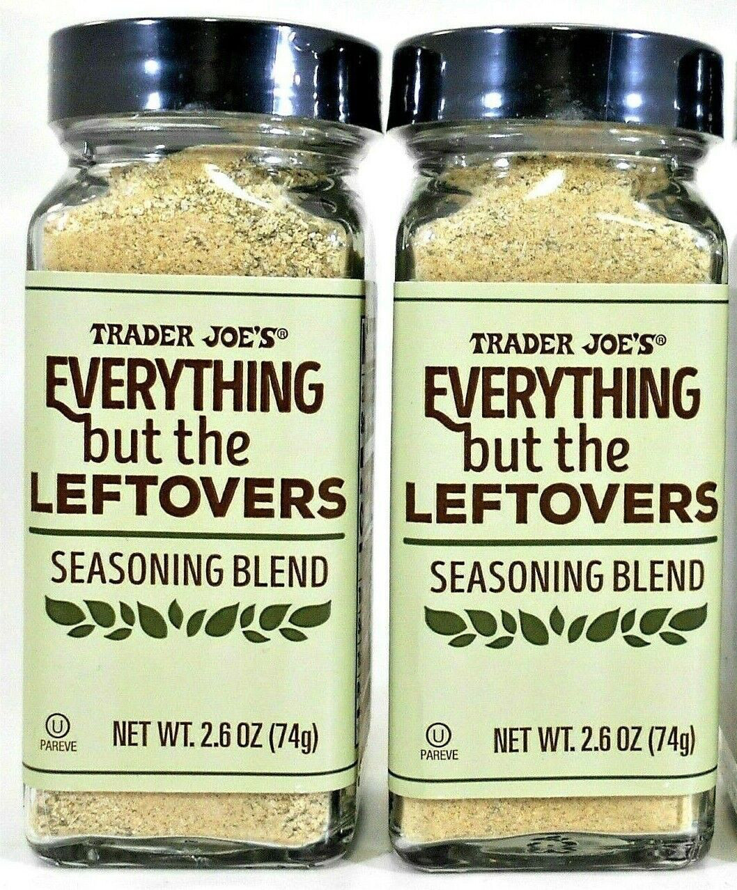 2 Pack Trader Joe’s Everything but The Leftovers Seasoning Blend 2.6 oz Each Jar