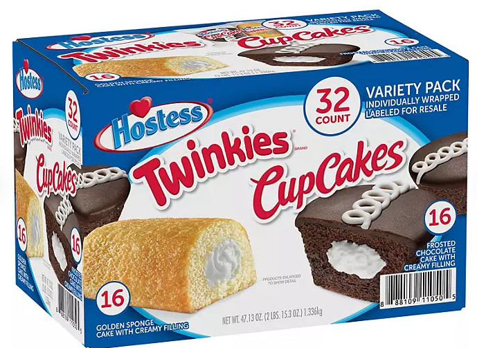 Hostess Twinkies And Ding Dongs Variety Pack 32 CT 42.04 OZ
