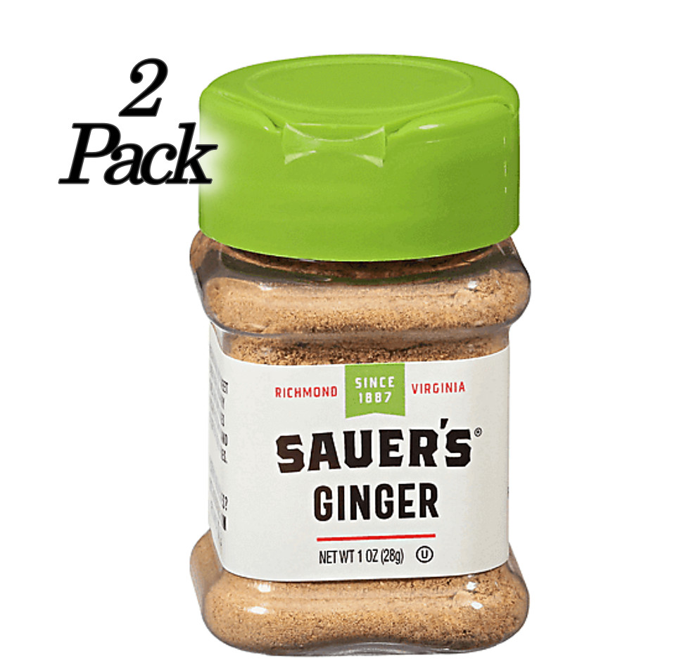 2 Sauer’s Brand Ground Ginger 1oz ~ 2 Pack