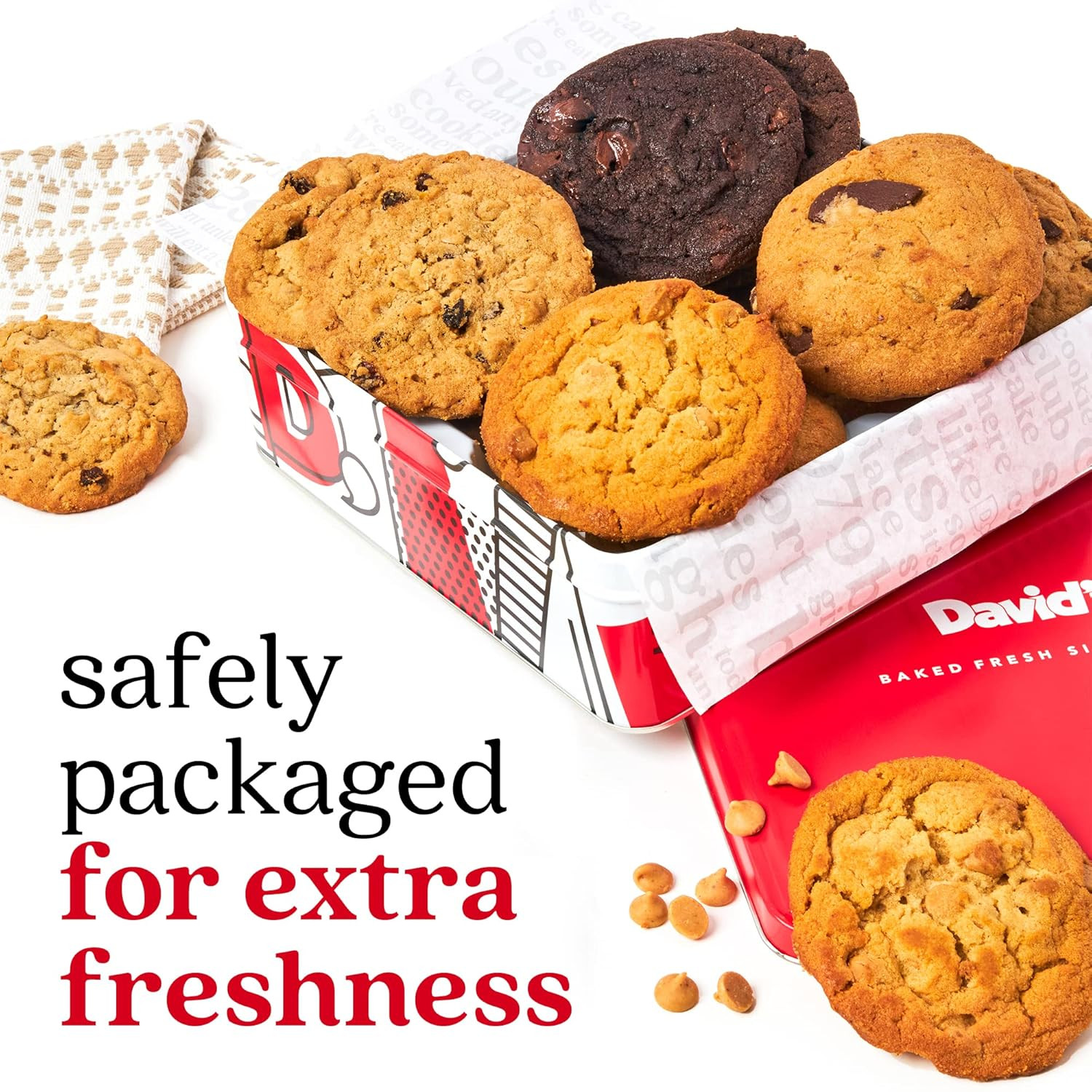 2Lbs Assorted Flavors Fresh Baked Cookies – Handmade and Gourmet Cookies – Delec